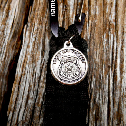 Police personalized key carabiner backpack luggage clip