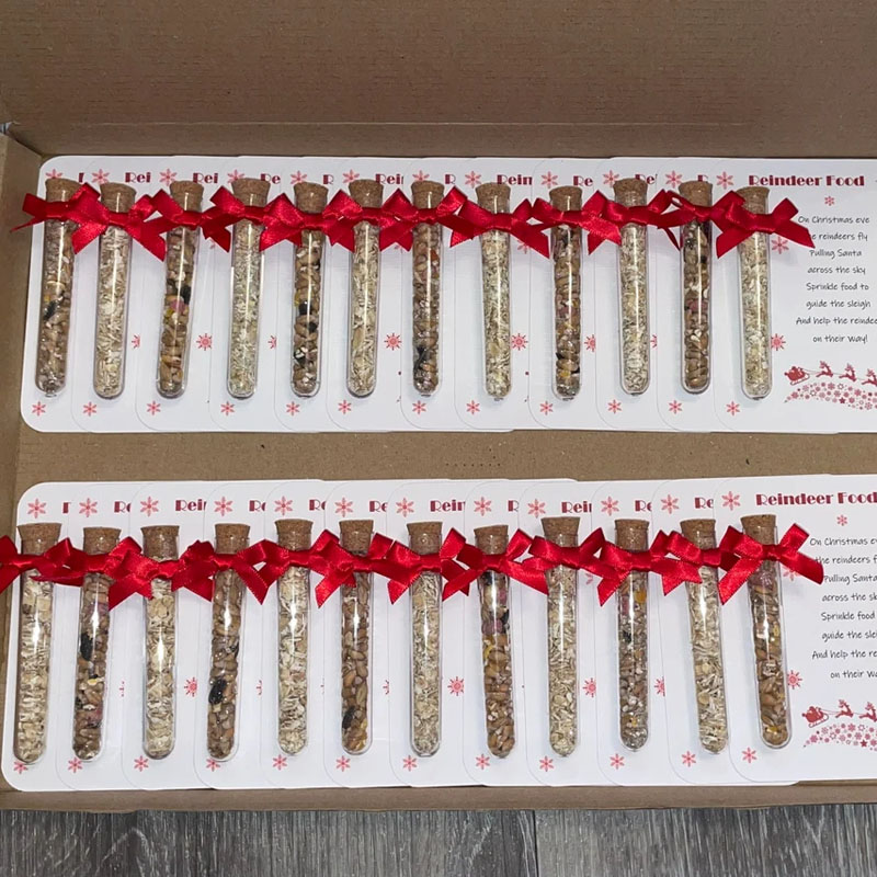 Santa Sleigh Magic Reindeer Food Tube