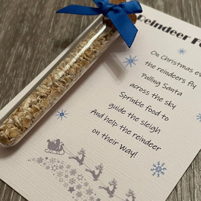Santa Sleigh Magic Reindeer Food Tube