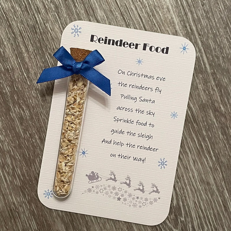 Santa Sleigh Magic Reindeer Food Tube