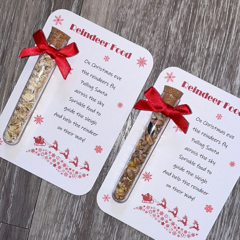 Santa Sleigh Magic Reindeer Food Tube