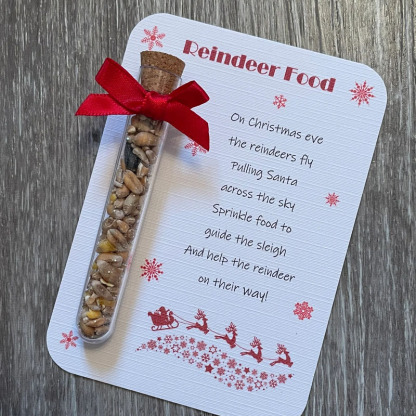 Santa Sleigh Magic Reindeer Food Tube