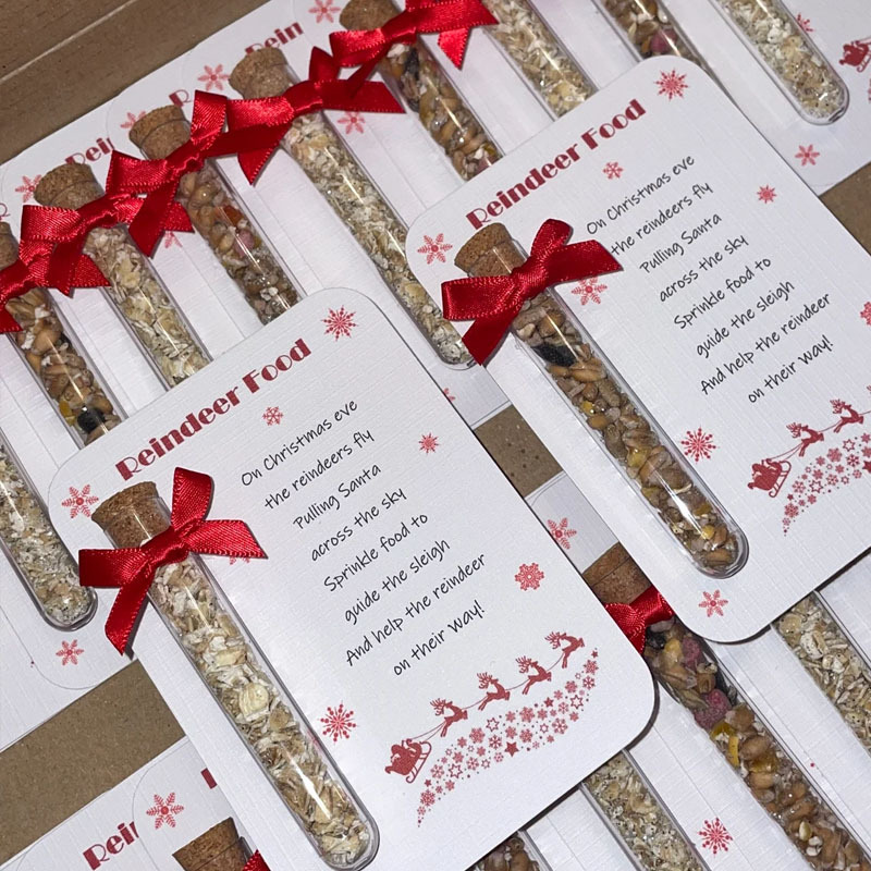 Santa Sleigh Magic Reindeer Food Tube