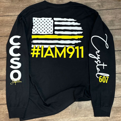 911 Police Dispatcher Personalized #IAM911 Sweatshirt