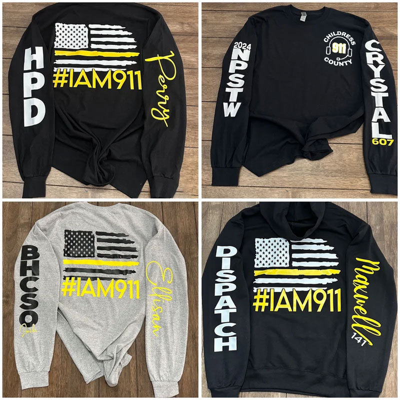 911 Police Dispatcher Personalized #IAM911 Sweatshirt