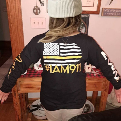 911 Police Dispatcher Personalized #IAM911 Sweatshirt