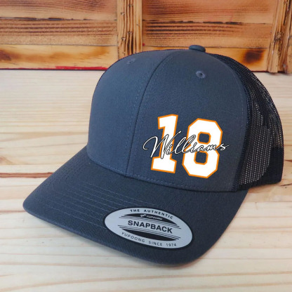 [Copy]Custom Racing Name And Number Trucker Hat