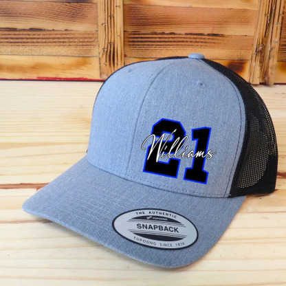 [Copy]Custom Racing Name And Number Trucker Hat