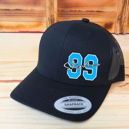 [Copy]Custom Racing Name And Number Trucker Hat