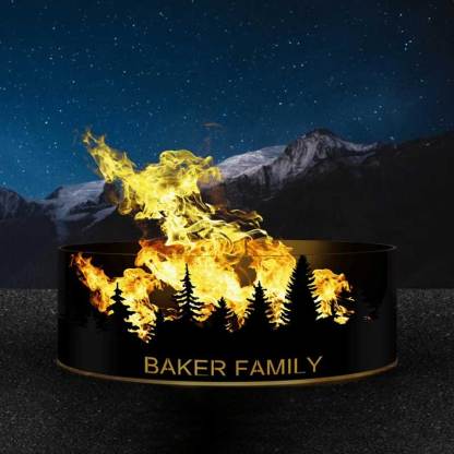 Custom Size Fire Pit, Personalized Fire Ring
