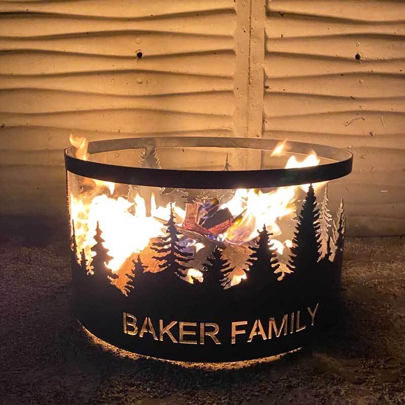 Custom Size Fire Pit, Personalized Fire Ring
