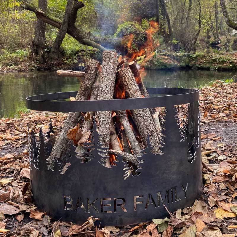 Custom Size Fire Pit, Personalized Fire Ring