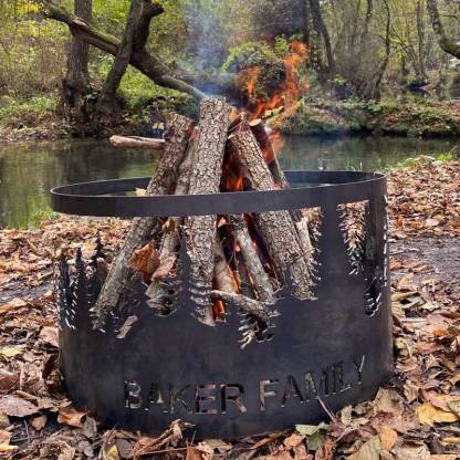 Custom Size Fire Pit, Personalized Fire Ring