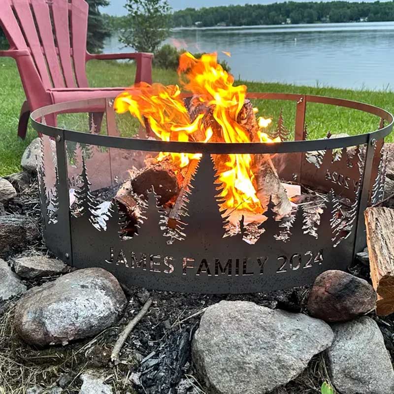 Custom Size Fire Pit, Personalized Fire Ring