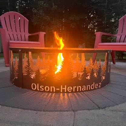 Custom Size Fire Pit, Personalized Fire Ring