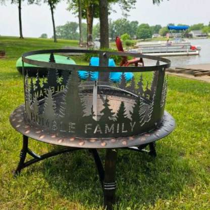 Custom Size Fire Pit, Personalized Fire Ring