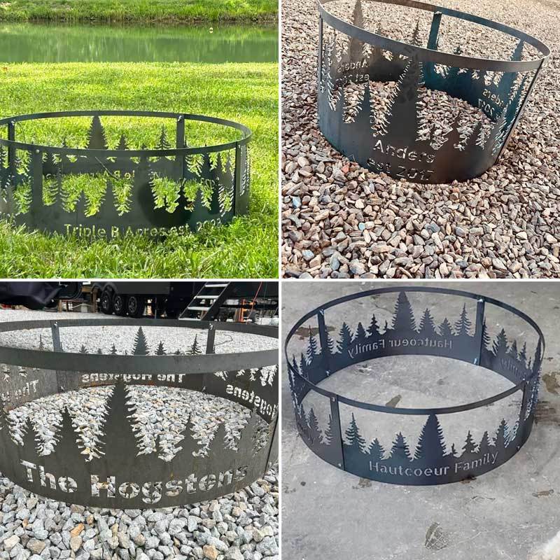 Custom Size Fire Pit, Personalized Fire Ring