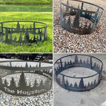 Custom Size Fire Pit, Personalized Fire Ring