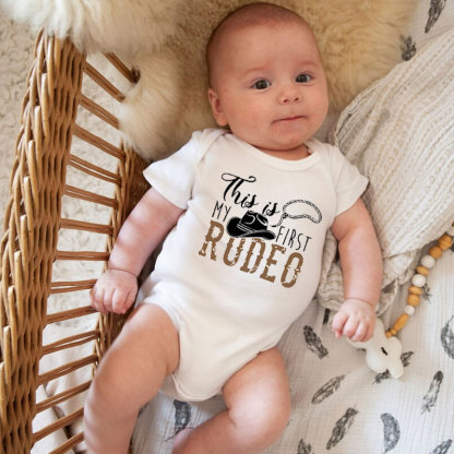 This Is My First Rodeo Baby Bodysuit