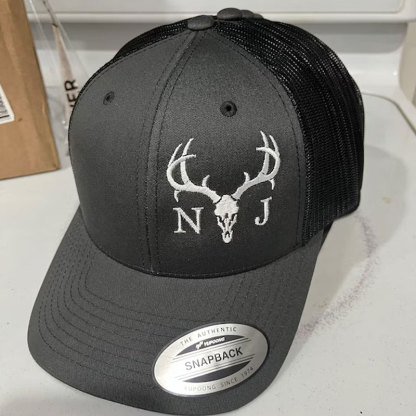 Wedding party trucker hat, Bridal Party, deer antlers