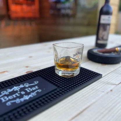 Personalized Home Bar Coffee Bartender Mat Present