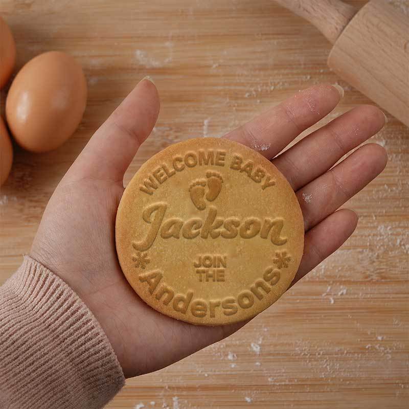 Baby's 1st Christmas Cookies Stamp Baby Shower Stamp