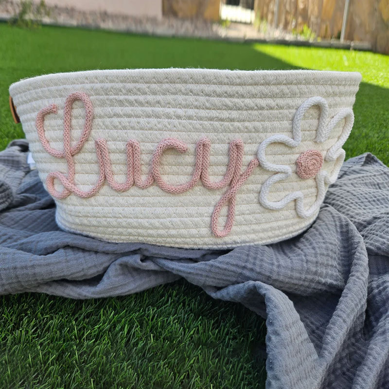 Baby shower personalized gift basket