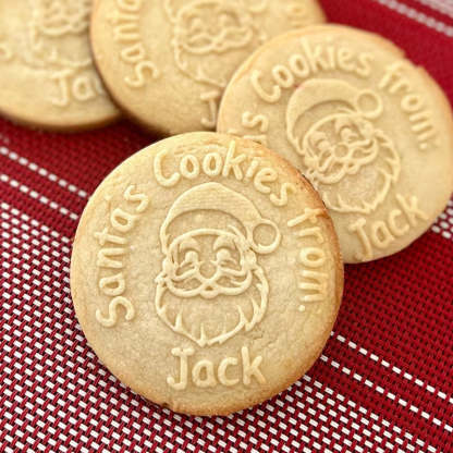 Personalized Baked With Love Christmas Holiday Cookie Stamp