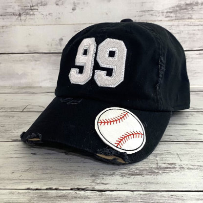 Personalized Sports Baseball Number Cap with Embroidery Number