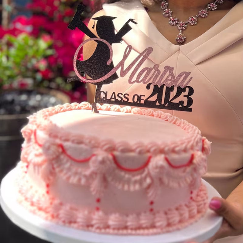 Personalized Graduation Congrats Decor Cake Topper Class of 2024