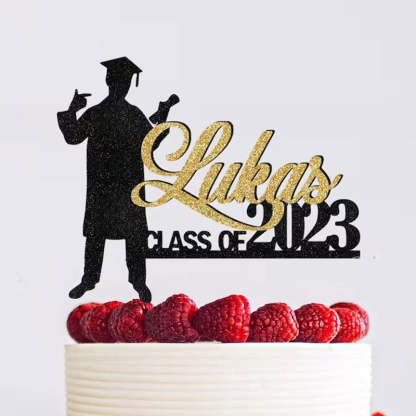 Personalized Graduation Congrats Decor Cake Topper Class of 2024