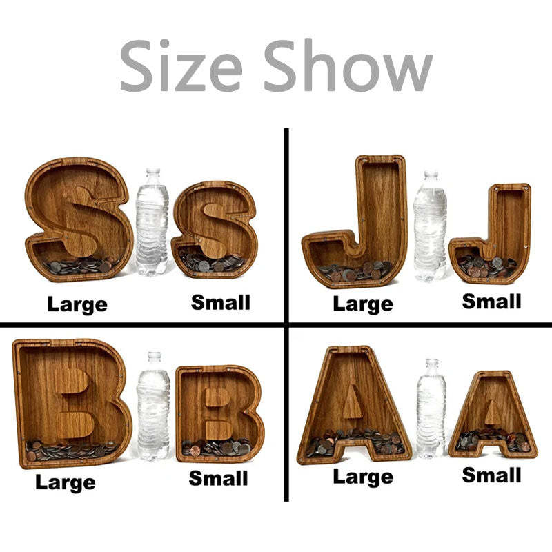 Personalized Piggy Bank Wooden Piggy Bank