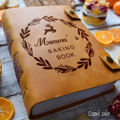 Personalized Christmas Cooking Gift for Mom Custom Recipe Book