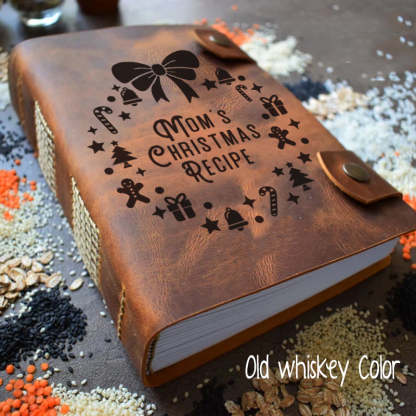 Personalized Christmas Cooking Gift for Mom Custom Recipe Book