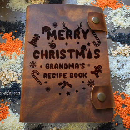 Personalized Christmas Cooking Gift for Mom Custom Recipe Book
