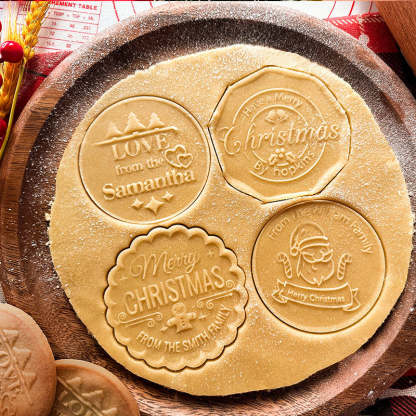 Custom Chritmas and Love Cookie Stamps with 6 Designs