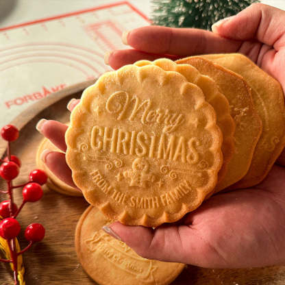 Custom Chritmas and Love Cookie Stamps with 6 Designs