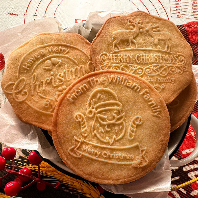 Custom Chritmas and Love Cookie Stamps with 6 Designs