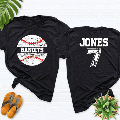 Custom baseball shirt Softball mom T-shirt