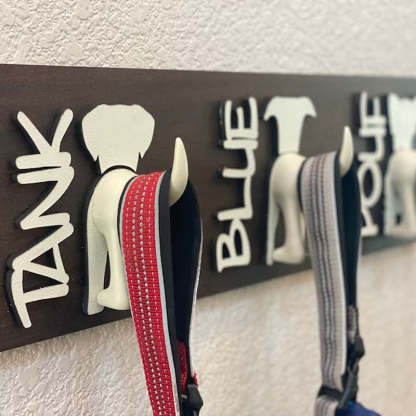Personalized Dog Leash Holder Customized New Puppy Leash Holder