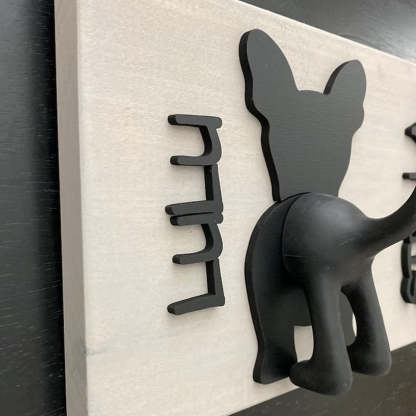 Personalized Dog Leash Holder Customized New Puppy Leash Holder