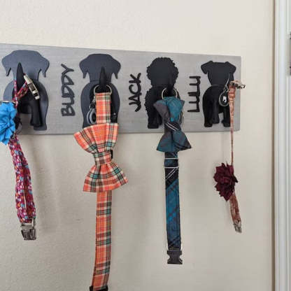 Personalized Dog Leash Holder Customized New Puppy Leash Holder