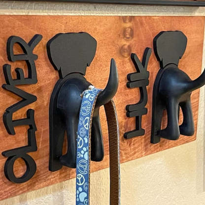 Personalized Dog Leash Holder Customized New Puppy Leash Holder