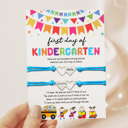 Customized Kindergarten Season Card Bracelet Back to school Gift