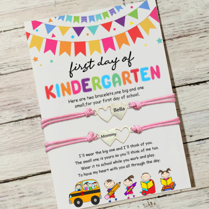 Customized Kindergarten Season Card Bracelet Back to school Gift