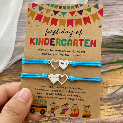 Customized Kindergarten Season Card Bracelet Back to school Gift