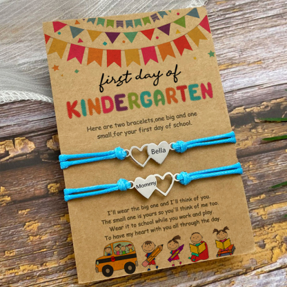 Customized Kindergarten Season Card Bracelet Back to school Gift