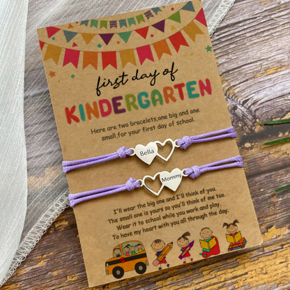 Customized Kindergarten Season Card Bracelet Back to school Gift