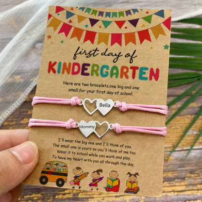 Customized Kindergarten Season Card Bracelet Back to school Gift