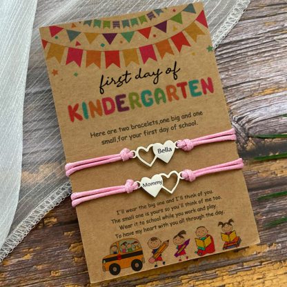 Customized Kindergarten Season Card Bracelet Back to school Gift